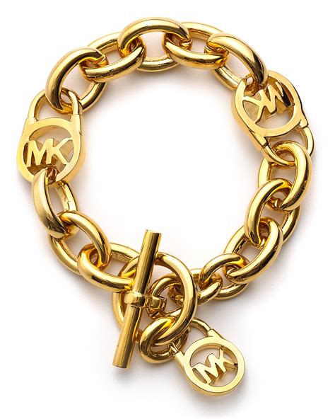 fake michael kors chain bracelet|Michael Kors bracelet on sale.